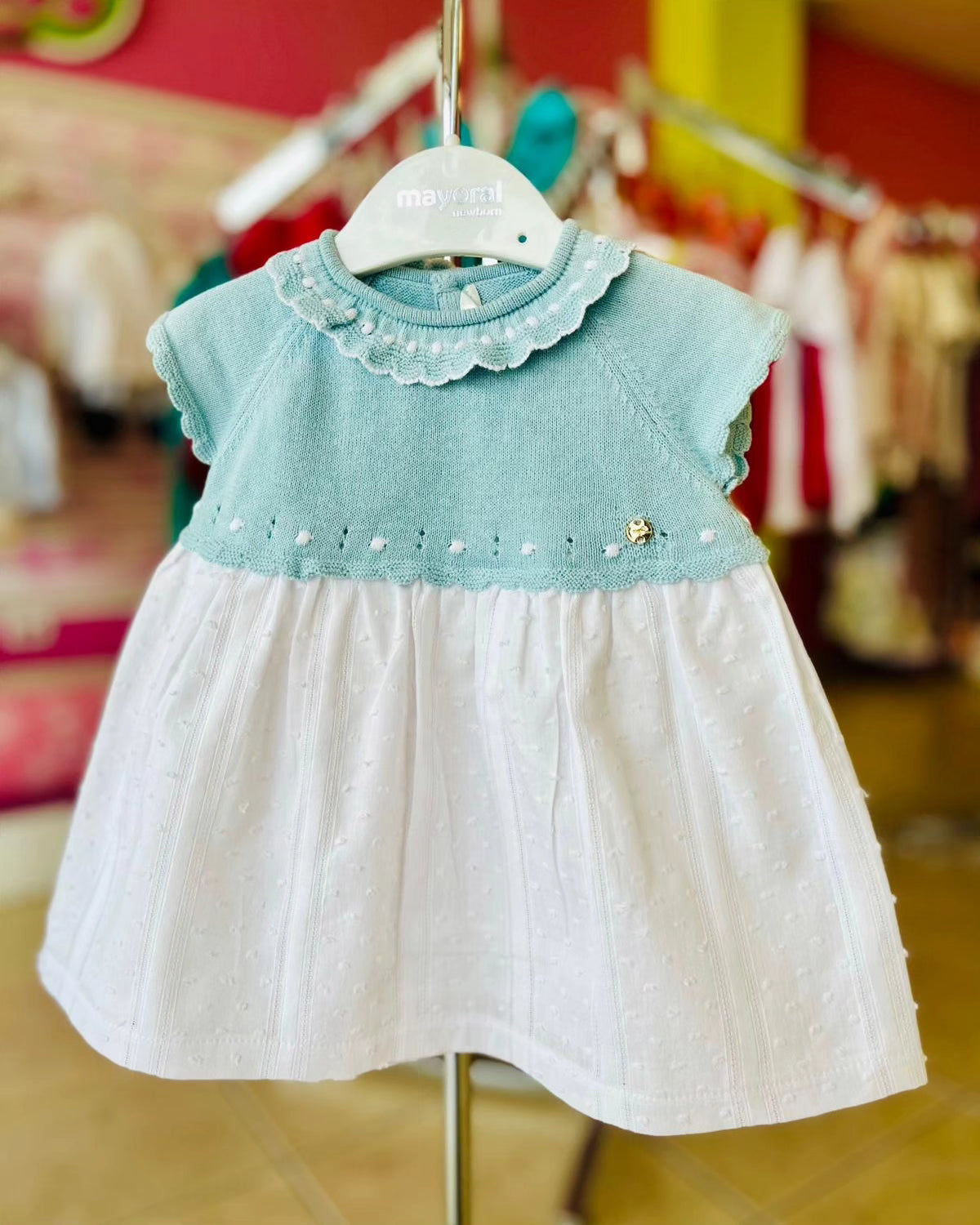 New! Cristal Mayoral Baby Dress