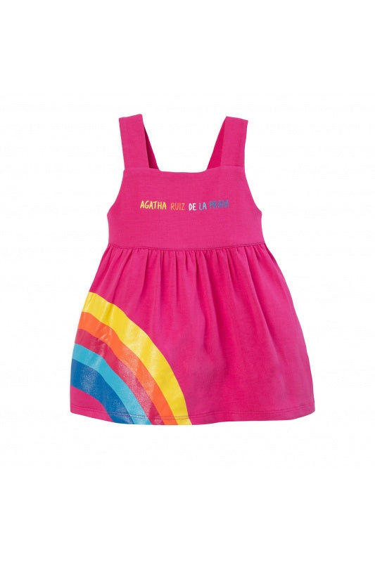 Vestido Fuscia ArcoIris