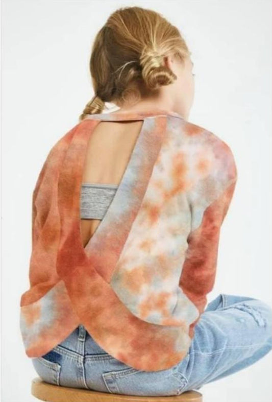 Tie-dye blouse